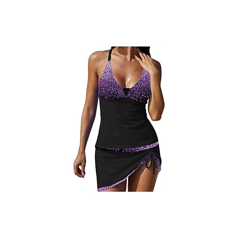 Kobilee Costumi Da Piscina Donna Mare Vita Alta Bikini Costume Da Bagno