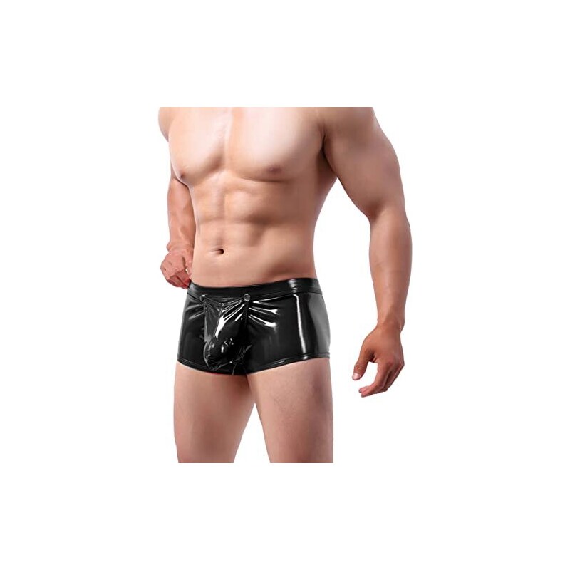 Cewifo Slip Uomo Sexy Con Buco Davanti Intimo Uomo Sexy Hot Con Buco