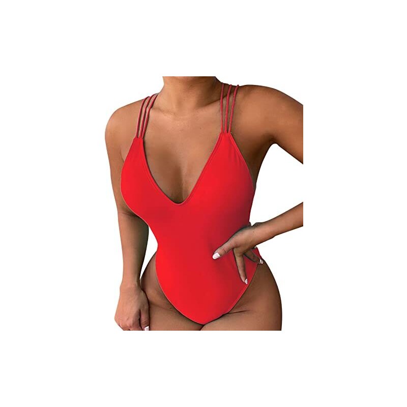 NOAGENJT Costume Da Bagno Donna Intero Bikini Triangolo Donna Solo