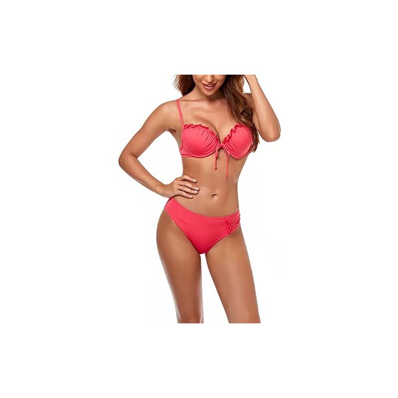 KOUZHAOA Bella Donna In Bikini Costume Bagno Culotte Costume Piscina