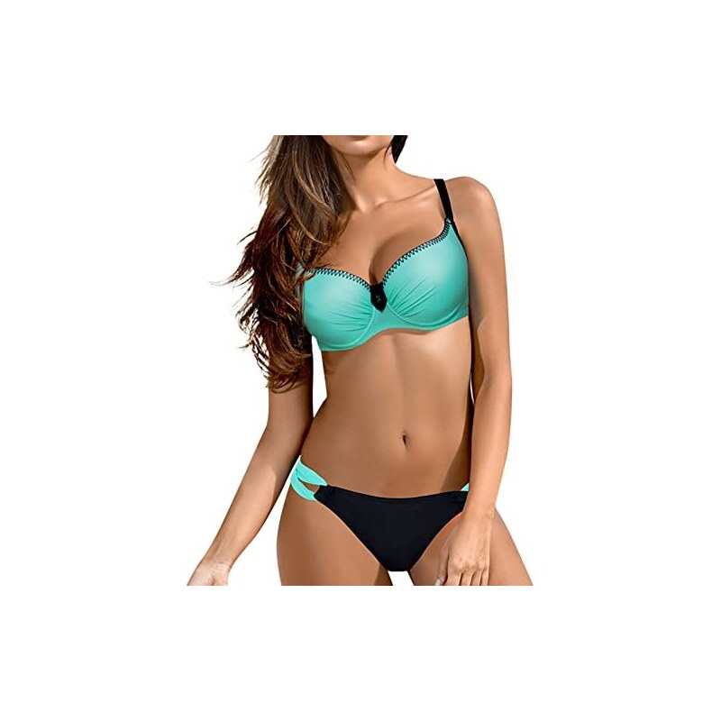 Modaworld Bikini Donna Sexy Costume Da Bagno A Due Pezzi Costume Da