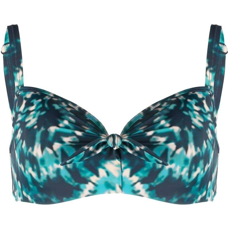 Marlies Dekkers Top Bikini Con Fantasia Tie Dye Blu Stileo It