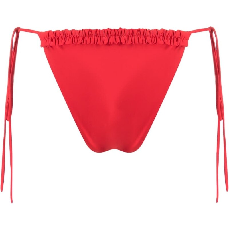 Magda Butrym Bikini Con Ruches Rosso Stileo It