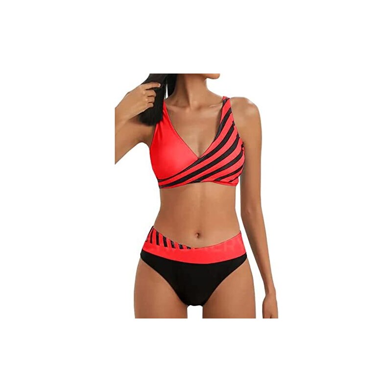 Kobilee Bikini Donna Sexy Push Up Taglia Forte Swimwear Costume Piscina