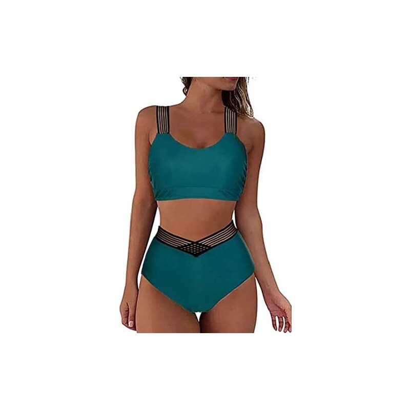 Chechury Costumi Da Bagno Donna Taglia Forte Bikini Due Pezzi Costumi