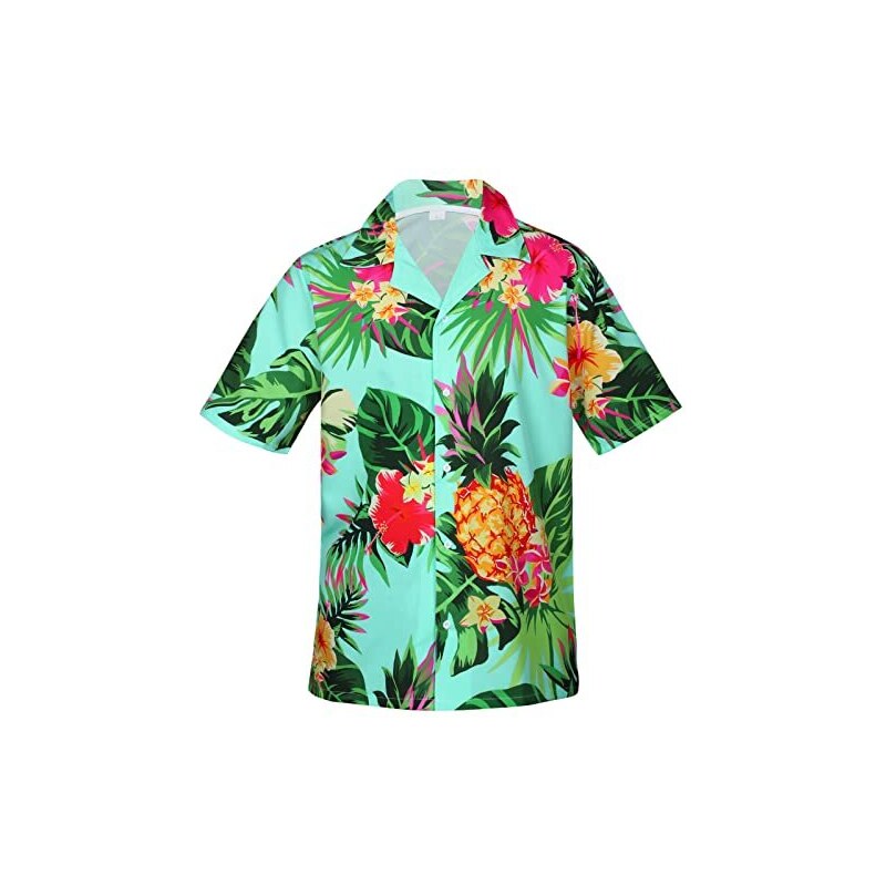 Ficlwigkis Camicia Hawaiana Da Uomo Camicia Hawaiana Da Uomo Con