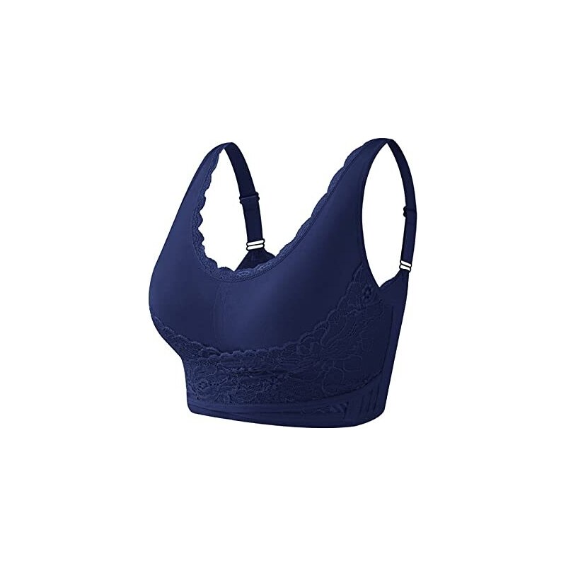 Liangtuohai Reggiseno Da Donna Con Chiusura Frontale Incrociato Plus