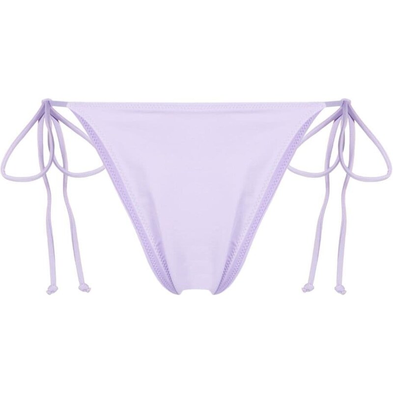 Mc Saint Barth Slip Bikini Marielle Con Nodo Laterale Viola Stileo It