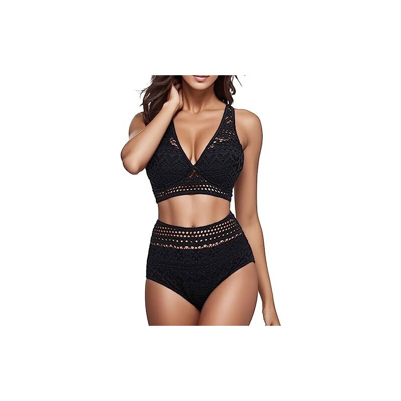 ADMAY Costume Intero A Fascia Costumi Da Bagno Bikini Da Donna Con Due