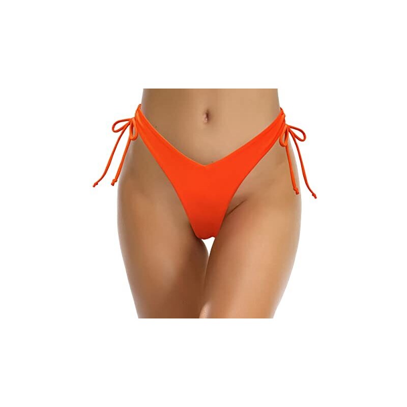 Shekini Slip Bikini Donna Costume Da Bagno High Cut Coulisse Regolabile