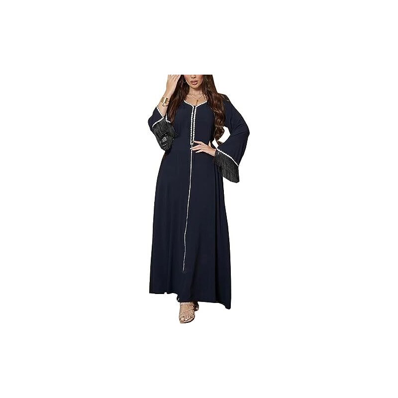 Oneforus Abaya Donna Islamico Dubai 2023 Burka Donna Musulmano Strass