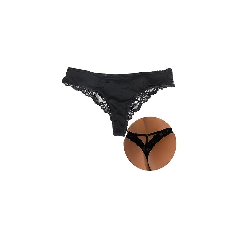 Ohyeahlady Perizoma Donna Sexy Hot Mutande Di Pizzo Tanga Elasticizzato