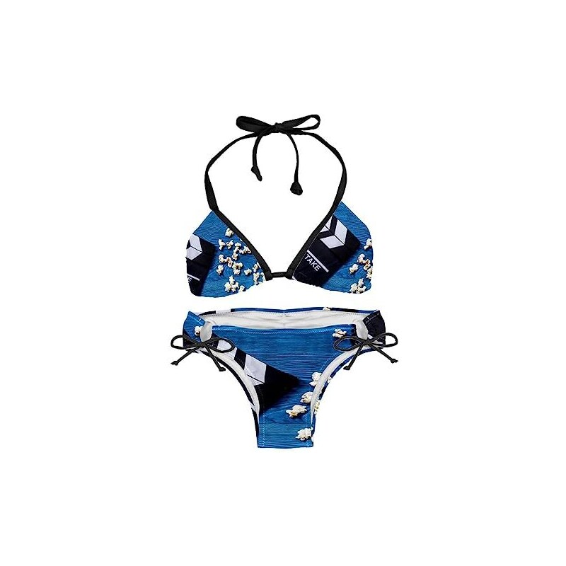 Suojapuku Bikini Da Donna Costume Da Bagno A Due Pezzi Occhiali E Film