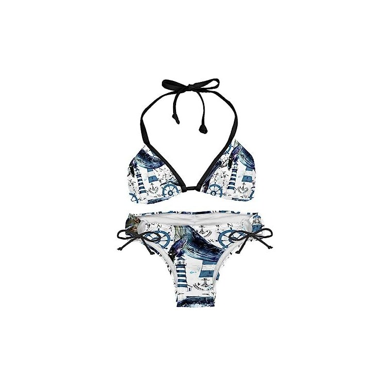 Suojapuku Bikini Da Donna Costume Da Bagno A Due Pezzi Oceano Del Faro