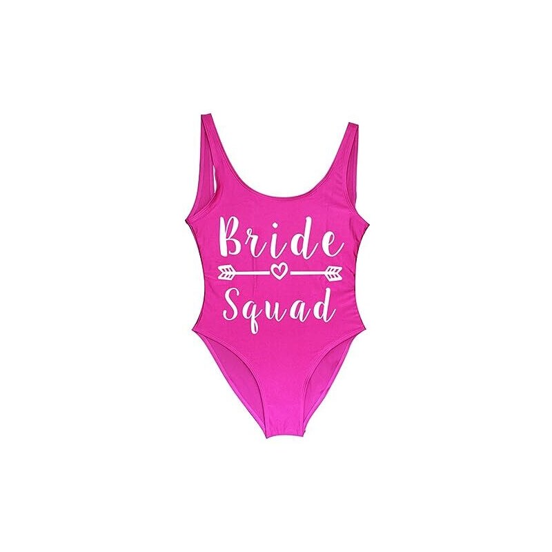 Nograx Bikini Triangolo Donna Bridal Party One Piece Swimsuit Letter