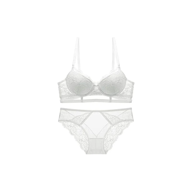 Necalisi Reggiseno Da Donna Di Grandi Dimensioni Set Di Reggiseno Con