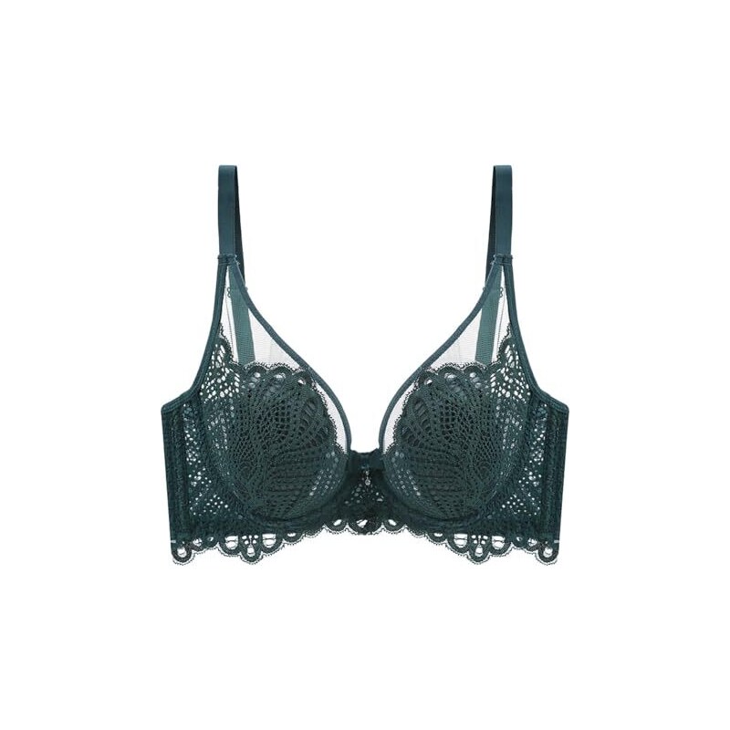 Necalisi Bralettes Reggiseno Da Donna In Pizzo Con Ferretto E Coppa