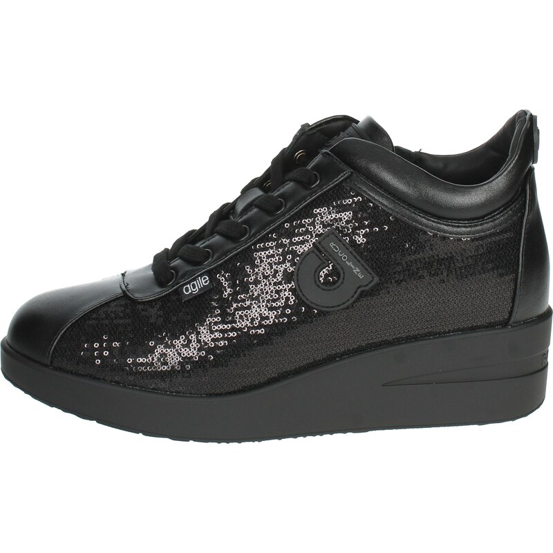 Agile By Rucoline SNEAKERS BASSA JACKIE ZODIACO 226 NERO Stileo It