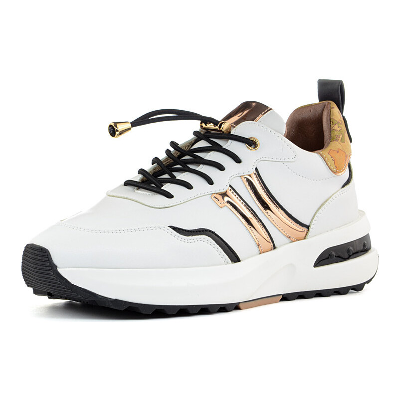 Alviero Martini Prima Classe Sneakers Geo Road Kyoto In Eco Nappa