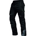Leib Wächter Flex-Line - Pantaloni da lavoro con spandex nero/grigio 60