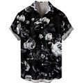 Generico Uomo Corte Camicie Hawaiane Hawaiano Camicia Uomo Estiva Party Casual Multisizea Stampa Camicia Uomo Estiva Camicie Estive Uomo Camicia di Lino Uomo Camicia Lino Camicia Estiva Uomo