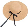 liaddkv Cappelli estivi da donna, larghi Bongrace, cappello da spiaggia, piccolo, cappello da sole, cappello pieghevole da donna, A2-kaki, Taglia unica