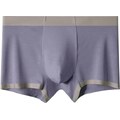 Darringls Intimo da uomo, boxer mutande, boxer morbidi, traspiranti, inodori, da uomo, in stile retrò, Lilla, XL
