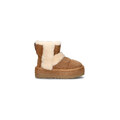 UGG - CLASSIC CHILLAPEAK Stivaletto pelo donna chestnut in suede/pelliccia STIVALETTO PELO