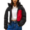 Tommy Hilfiger Tjw Crop Flag Puffer - Black Giubbotti Woman AI25 promo