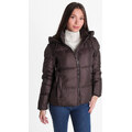 Flight Finery Giubbotto Donna Puffer Con Cappucio e Zip Giacconi Marrone Taglia S
