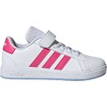 Sneakers bianche da Bambina e Ragazza con dettagli Rosa GRAND COURT 2.0 adidas