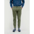 ANDREA MORANDO PANTALONE IN COTONE VERDE SALVIA