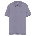 CP COMPANY Polo lavanda strech piquet mini logo petto
