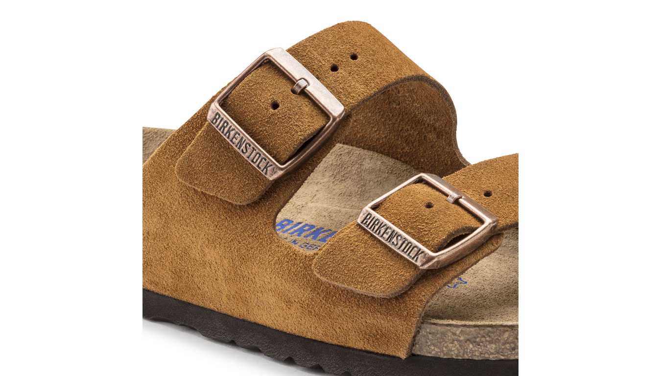Birkenstock Arizona SFB VL Mink Regular Fit Donne - Sandali Birkenstock - Marrone - 1009526-5