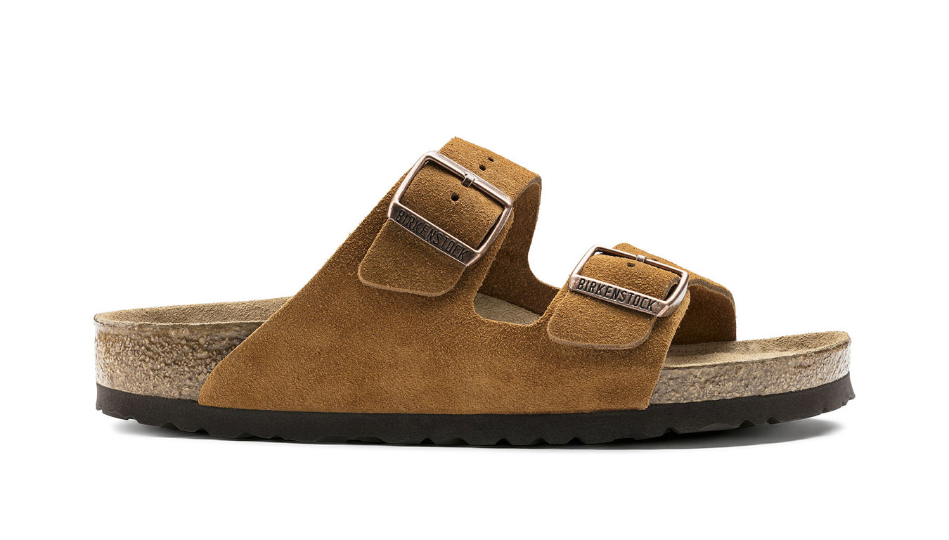 Birkenstock Arizona SFB VL Mink Regular Fit Donne - Sandali Birkenstock - Marrone - 1009526-5