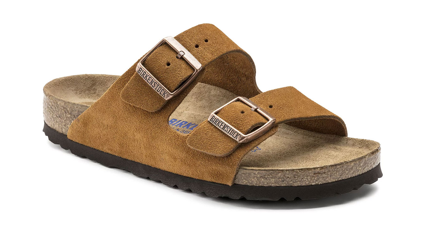 Birkenstock Arizona SFB VL Mink Regular Fit Donne - Sandali Birkenstock - Marrone - 1009526-5