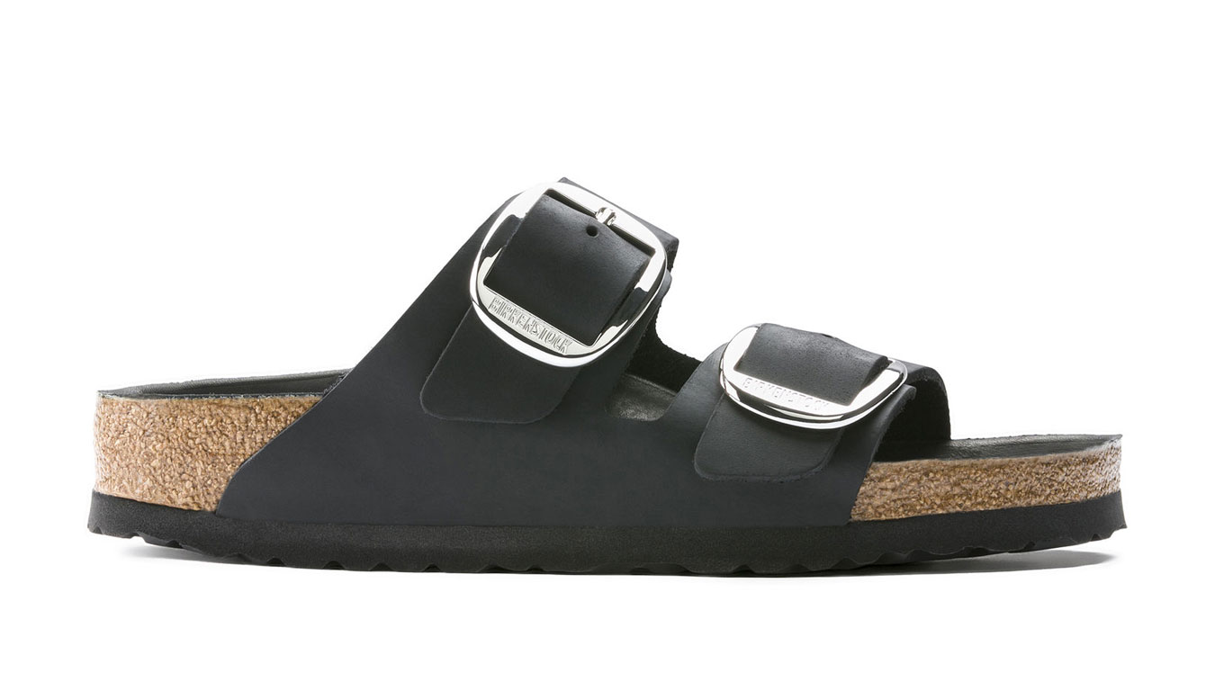 Birkenstock Arizona Big Buckle Black Narrow Fit Unisex - Sandali Birkenstock - Nero - 1011075-2.5