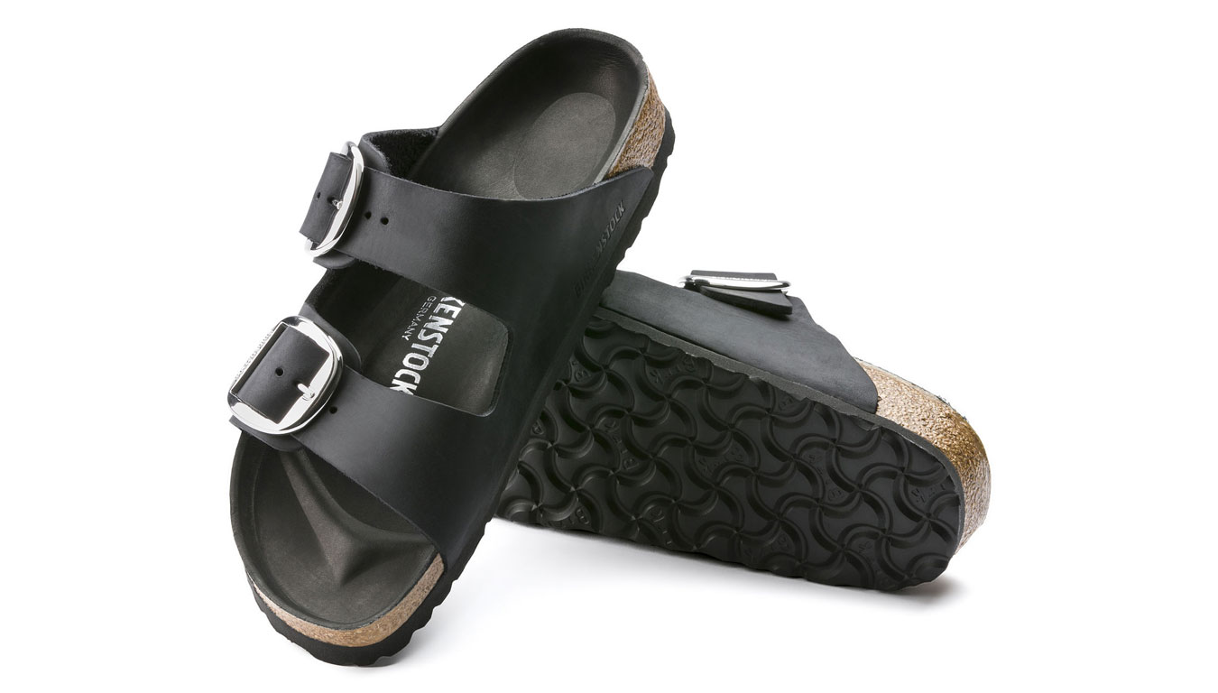 Birkenstock Arizona Big Buckle Black Narrow Fit Unisex - Sandali Birkenstock - Nero - 1011075-2.5