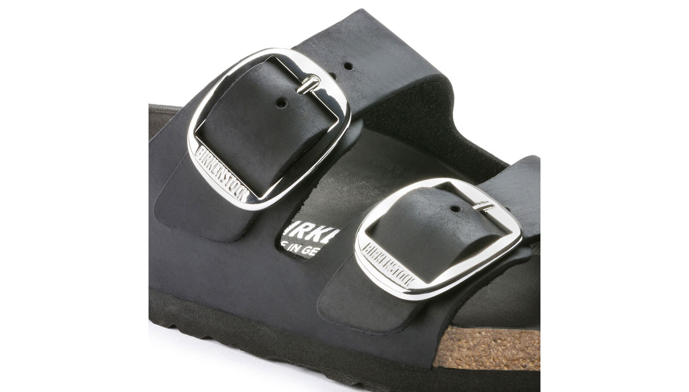 Birkenstock Arizona Big Buckle Black Narrow Fit Unisex - Sandali Birkenstock - Nero - 1011075-2.5