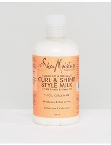 Shea Moisture - Curl & Shine - Latte modellante al cocco e ibisco per capelli ricci-Nessun colore