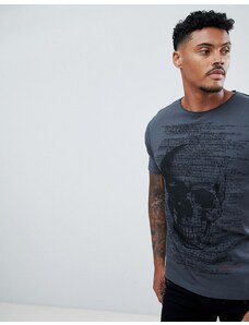 Bolongaro Trevor - T-shirt con stampa di teschio-Grigio