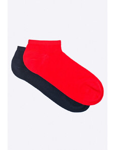 Tommy Hilfiger calzini pacco da 2 donna colore rosso 343024001