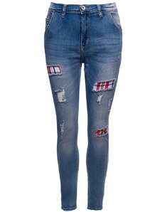 Jeans donna Glamorous by Glam - Blu