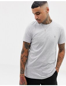 AllSaints - Tonic - T-shirt girocollo a maniche corte grigio mélange