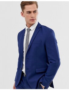 Jack & Jones Premium - Giacca da abito slim stretch blu