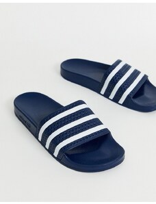 adidas Originals - Adilette - Slider blu navy