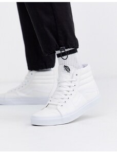 Vans Sk8-Hi - Sneakers alte bianche-Bianco