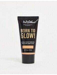 NYX Professional Makeup - Born To Glow - Fondotinta illuminante effetto naturale-Nero