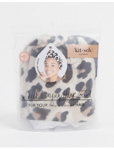 Kitsch - Asciugamano in microfibra per capelli - Leopardato-Nessun colore