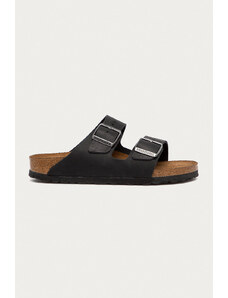 Birkenstock infradito in nubuck Arizona colore nero 552113